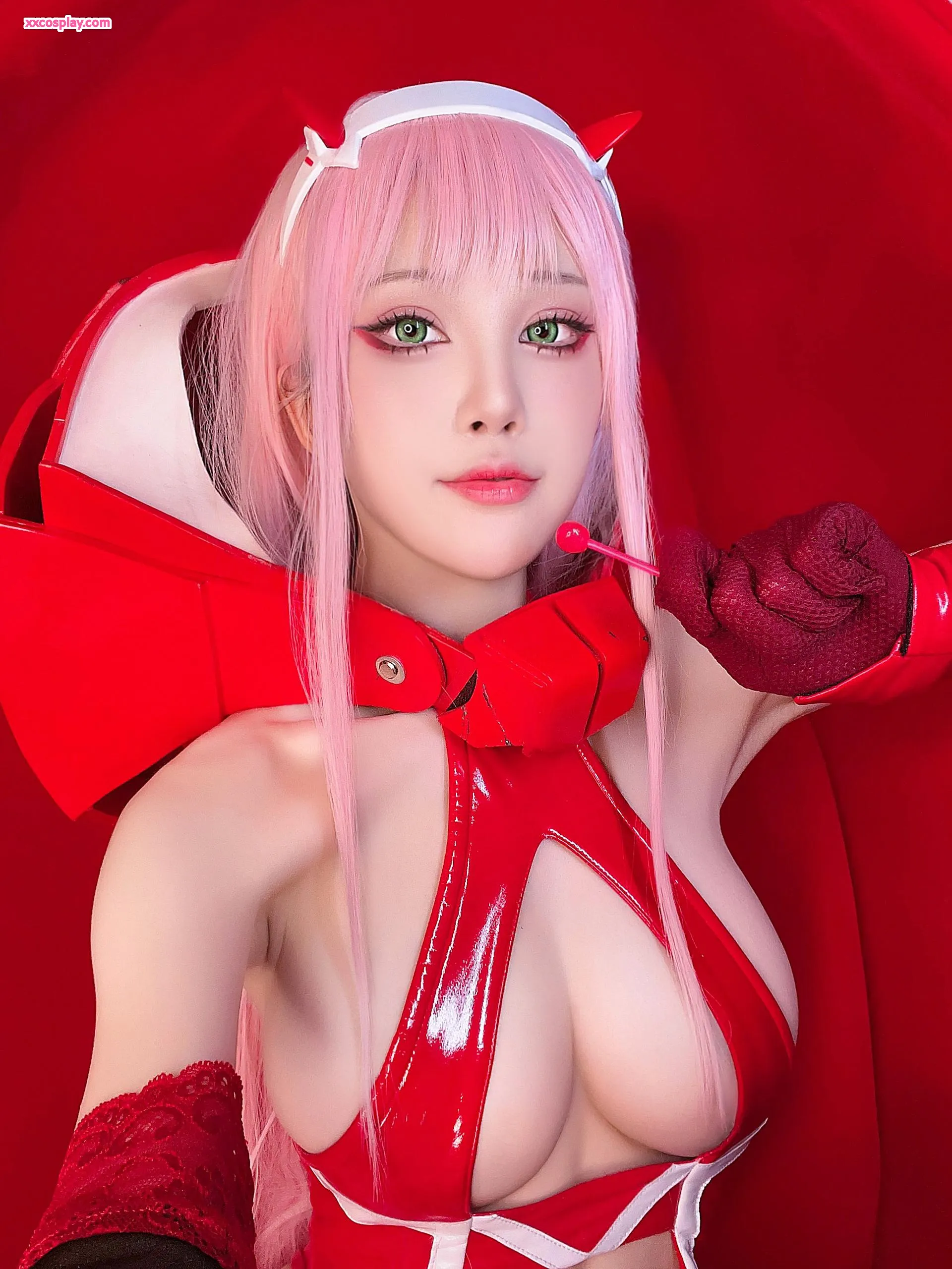 수淼 as Zero Two - Darling in the Franxx